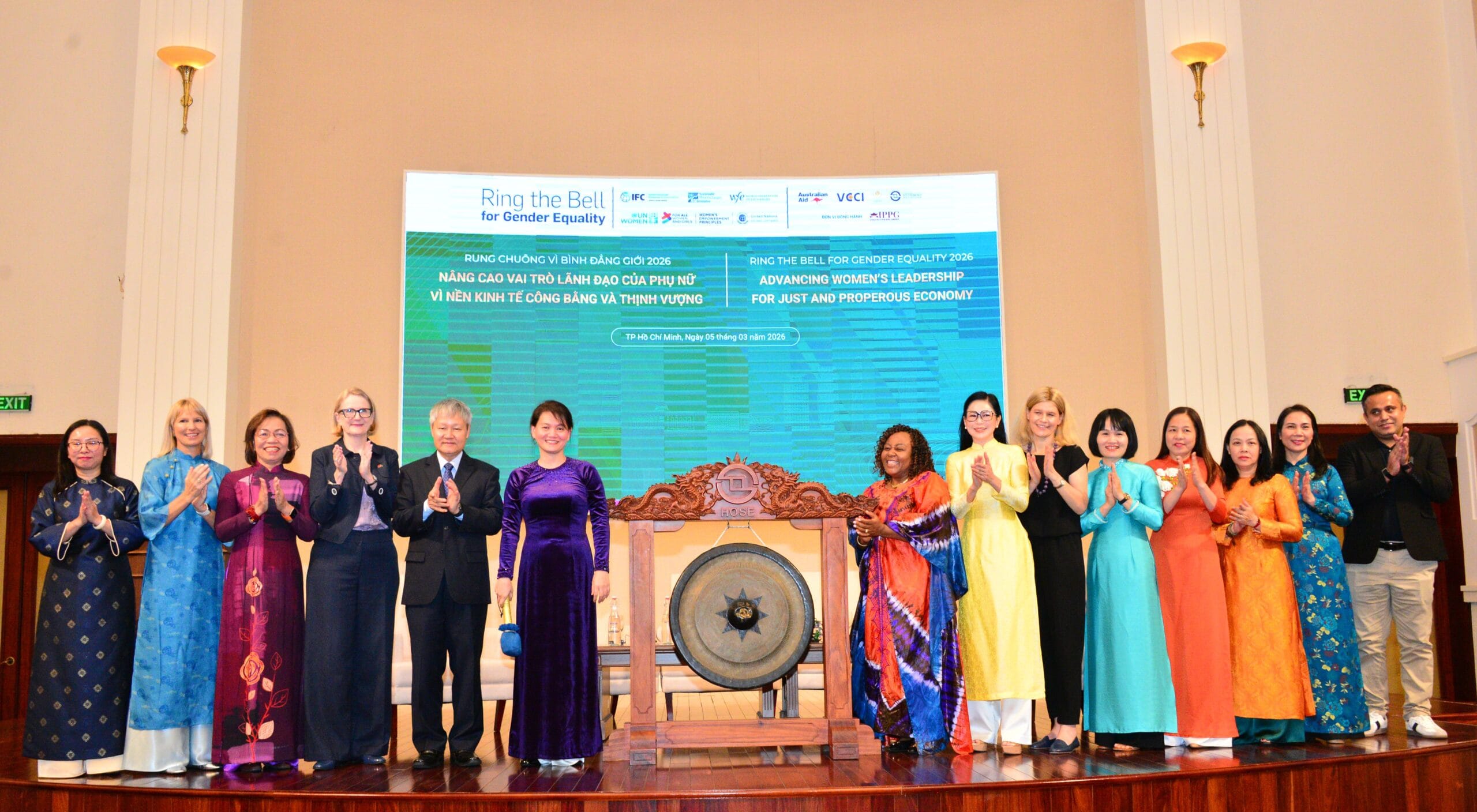 RUNG CHUÔNG VÌ BÌNH ĐẲNG GIỚI 2026: NÂNG TẦM VAI TRÒ LÃNH ĐẠO NỮ VÌ NỀN KINH TẾ THỊNH VƯỢNG