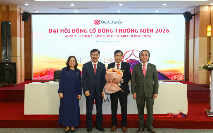 ĐHĐCĐ SeABank 2026: Chốt trả cổ tức 20,5%, nâng vốn điều lệ lên gần 34.700 tỷ đồng