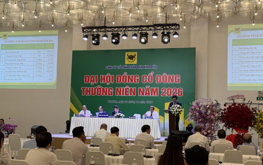 Phân bón Bình Điền vượt xa kế hoạch với doanh thu hơn 10.700 tỷ đồng