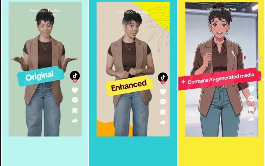 Công cụ gắn nhãn AI trên TikTok