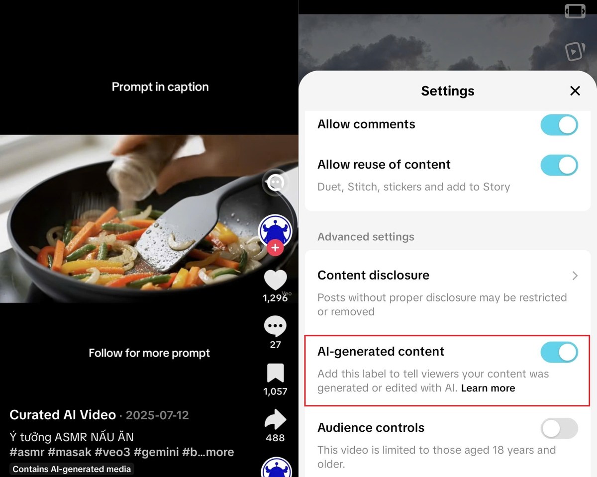 TikTok: Chính thức gắn nhãn hơn 3 tỷ video AI, minh bạch nội