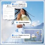 Dropbox tích hợp AI giúp tạo yêu cầu tải lên và liên kết chia sẻ video