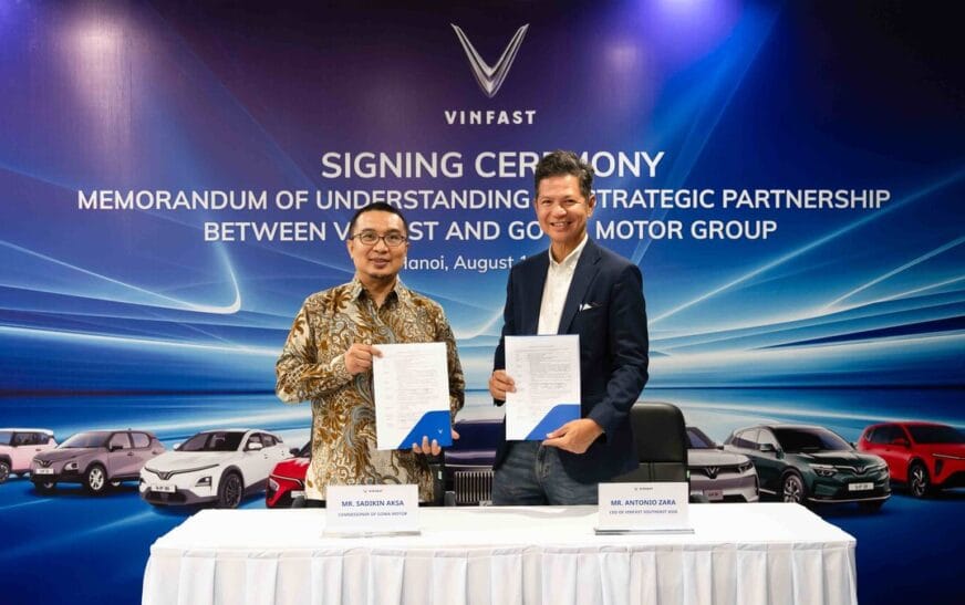 VinFast và Gowa Motor hợp tác mở rộng mạng lưới đại lý xe điện tại Indonesia