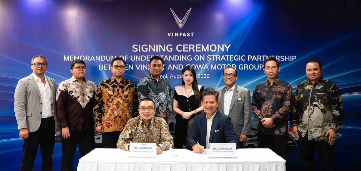 VinFast lập liên doanh mở rộng đại lý tại Indonesia