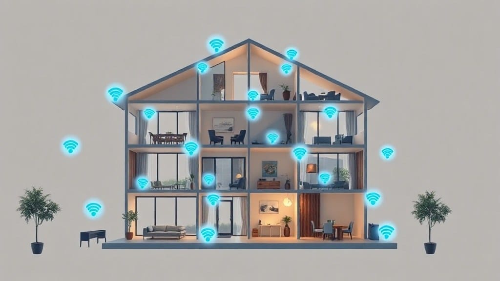 WiFi mesh xóa điểm mù tín hiệu trong ngôi nhà hiện đại