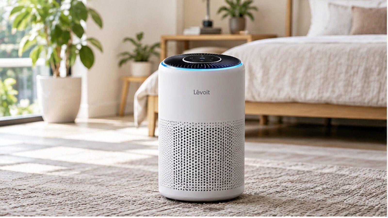 Levoit Eleva 300X trong không gian phòng ngủ — Ảnh: Ảnh minh họa