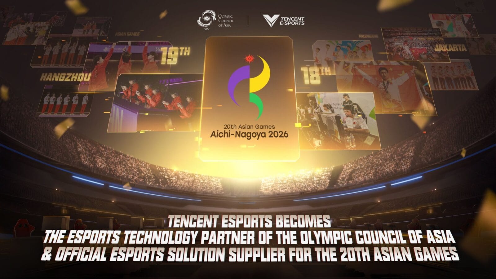Tencent Esports công bố vai trò đối tác công nghệ esports của OCA và nhà cung cấp giải pháp chính thức cho Asian Games lần thứ 20 — Ảnh: Tencent Esports