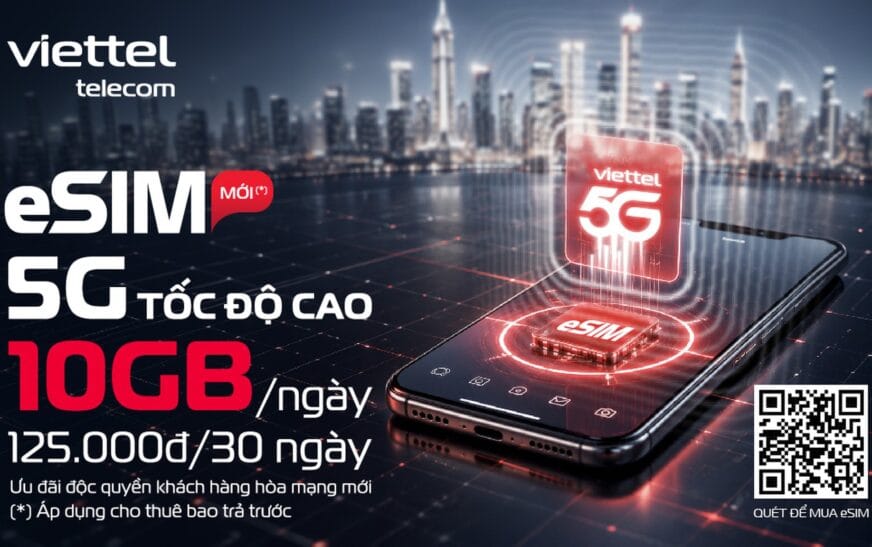 eSIM Viettel cách
