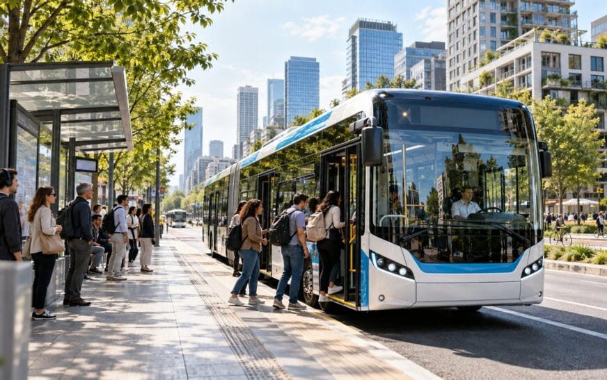 Xe buýt điện đô thị đi vào đời sống từ Ottawa đến Metro Manila