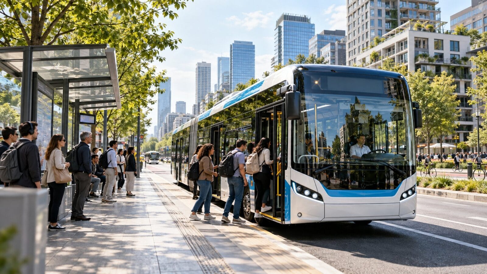 Xe buýt điện đô thị đi vào đời sống từ Ottawa đến Metro Manila
