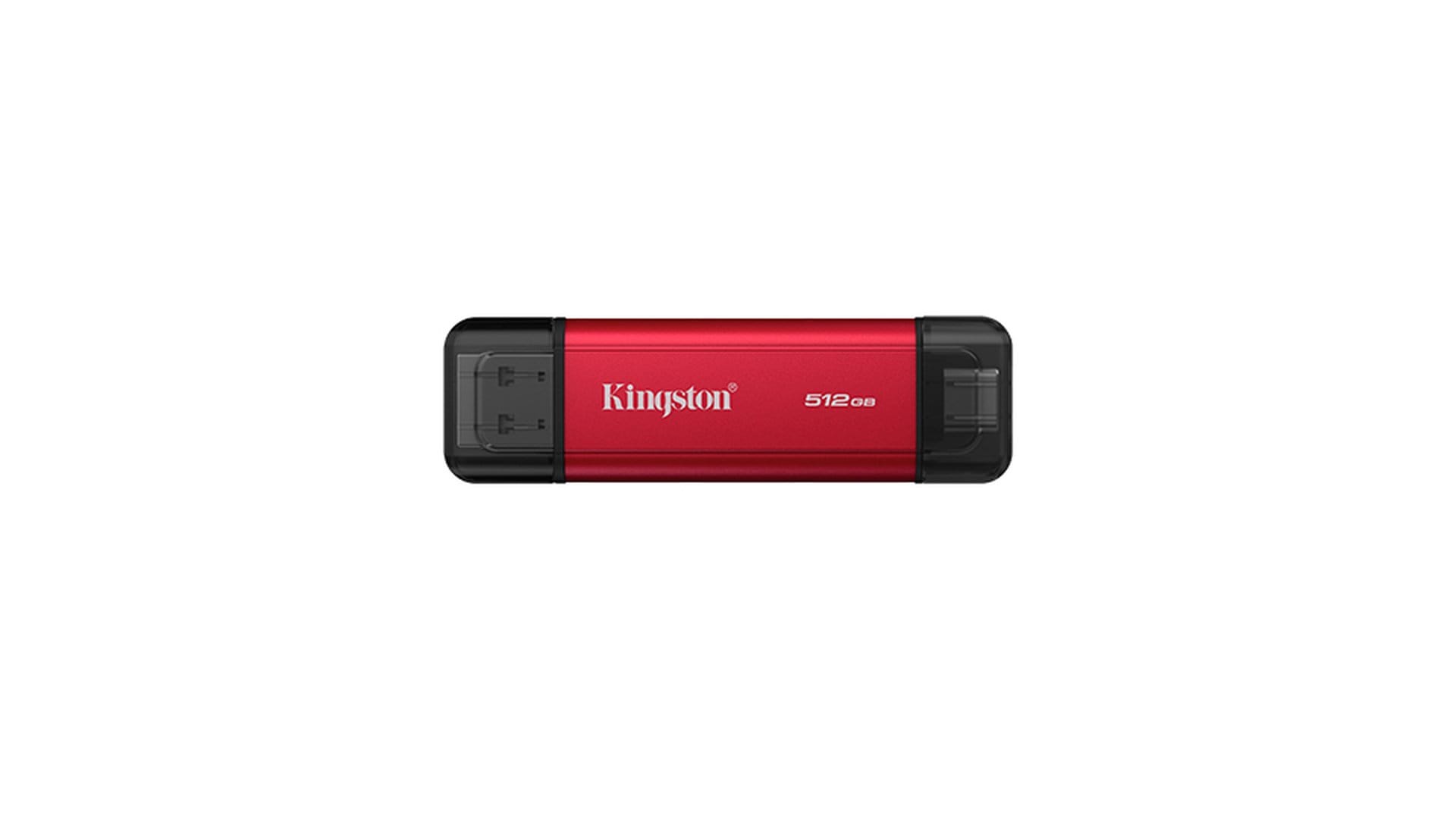 SSD Kingston Dual Portable có hai đầu nối USB Type A và Type C. Ảnh: Kingston