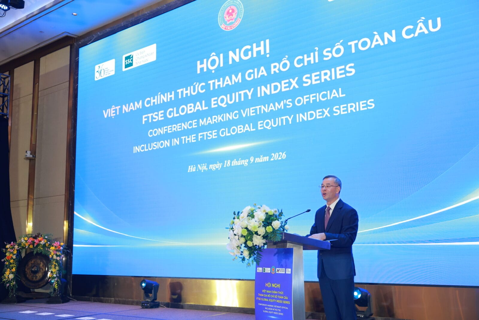 Việt Nam chính thức tham gia rổ chỉ số toàn cầu FTSE Russell Global Equity Index Series: Dấu mốc lịch sử của thị trường chứng khoán