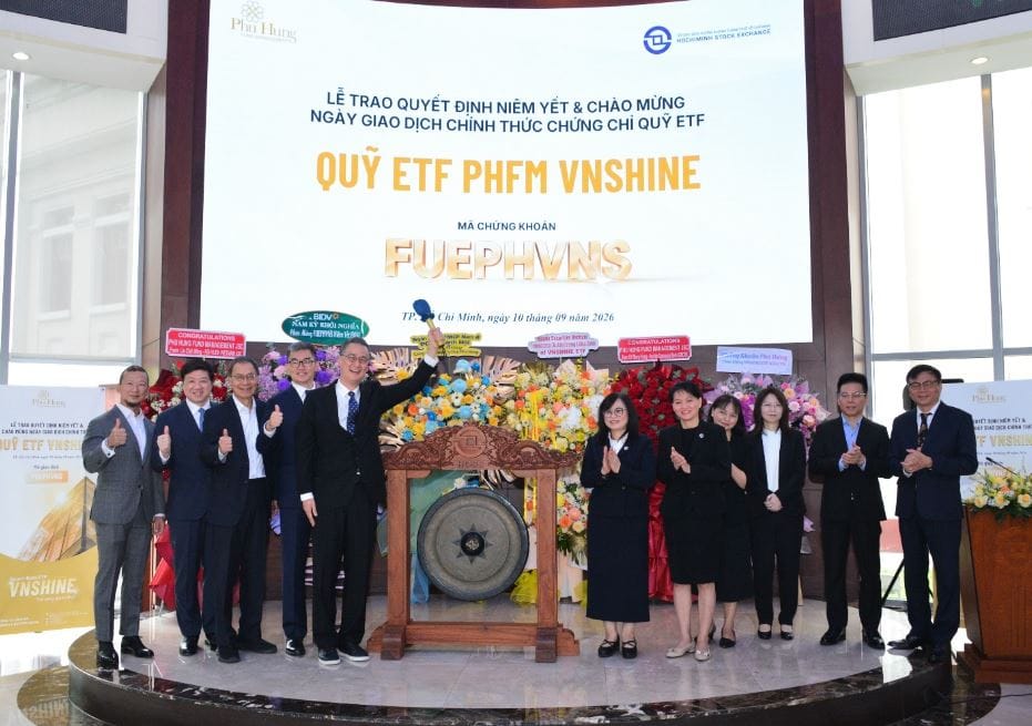 26,6 triệu chứng chỉ quỹ ETF PHFM VNSHINE (FUEPHVNS) chính thức chào sàn HOSE