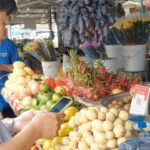 Tiểu thương chợ truyền thống dùng Loa Tendoo trong mô hình Chợ 4.0
